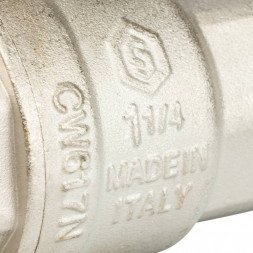 Кран шаровой STOUT полнопроходной, ВР/НР, ручка бабочка 1 1/4, американка