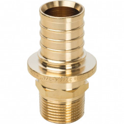 SFA-0001-003234 STOUT Переходник с наружной резьбой 32xR 3/4  для труб из сшитого полиэтилена аксиальный (340001H053244B)