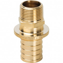 SFA-0001-003234 STOUT Переходник с наружной резьбой 32xR 3/4  для труб из сшитого полиэтилена аксиальный (340001H053244B)