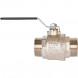 Кран шаровой STOUT полнопроходной, НР/НР, ручка рычаг 1 1/4