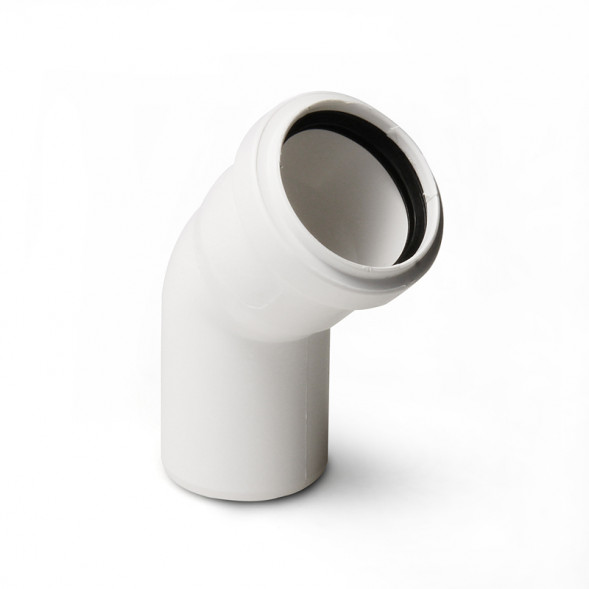 Отвод Pro Aqua Stilte Белый 50x45