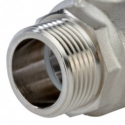 Кран шаровой STOUT полнопроходной, НР/НР, ручка бабочка 1