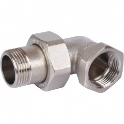 SFT-0057-000034 STOUT Разъемное угловое  соединение  американка  ВН, уплотнение под гайкой o-ring кольцо, никелированное 3/4 (2700I4N050500B)