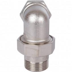 SFT-0057-000001 STOUT Разъемное угловое  соединение  американка  ВН, уплотнение под гайкой o-ring кольцо, никелированное 1 (2700I4N101000B)