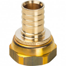 SFA-0019-002510 STOUT Переходник с накидной гайкой 25xG 1  для труб из сшитого полиэтилена аксиальный (3400C7H102535B)