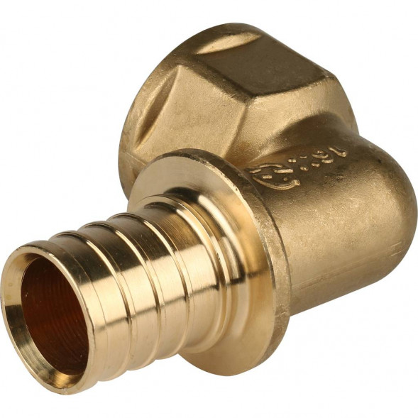 SFA-0006-003210 STOUT Угольник-переходник с внутренней резьбой 32xG 1  для труб из сшитого полиэтилена аксиальный (340022H103244B)