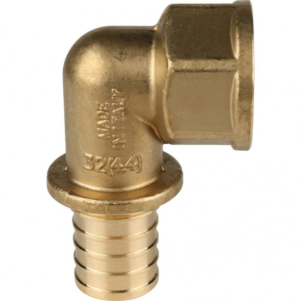 SFA-0006-003210 STOUT Угольник-переходник с внутренней резьбой 32xG 1  для труб из сшитого полиэтилена аксиальный (340022H103244B)