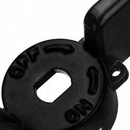 Ручка-бабочка STOUT для шарового крана STOUT 1 - 1 1/4 (Чёрная)