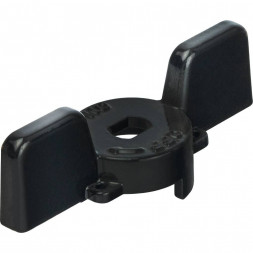 Ручка-бабочка STOUT для шарового крана STOUT 1 - 1 1/4 (Чёрная)