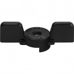 Ручка-бабочка STOUT для шарового крана STOUT 1 - 1 1/4 (Чёрная)