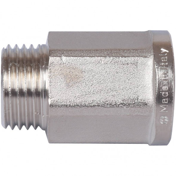 SFT-0055-001212 STOUT Удлинитель ВН шестигранный никелированный 1/2 x1/2 (2600F7N043000B)