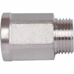 SFT-0055-001212 STOUT Удлинитель ВН шестигранный никелированный 1/2 x1/2 (2600F7N043000B)