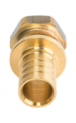 SFA-0019-002012 STOUT Переходник с накидной гайкой 20xG 1/2  для труб из сшитого полиэтилена аксиальный (3400C7H042028B)