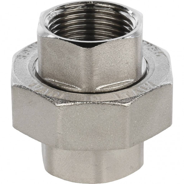 SFT-0034-000034 STOUT Разъемное соединение  американка  ВВ никелированное 3/4 (2700A7N050500B)