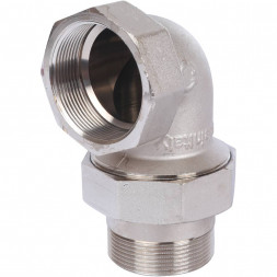 SFT-0057-000002 STOUT Разъемное угловое  соединение  американка  ВН, уплотнение под гайкой o-ring кольцо, никелированное 2 (2700I4N202000B)