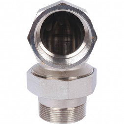 SFT-0057-000002 STOUT Разъемное угловое  соединение  американка  ВН, уплотнение под гайкой o-ring кольцо, никелированное 2 (2700I4N202000B)