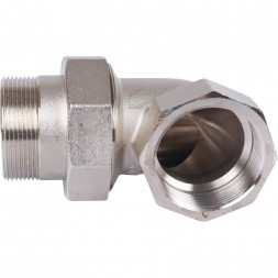 SFT-0057-000002 STOUT Разъемное угловое  соединение  американка  ВН, уплотнение под гайкой o-ring кольцо, никелированное 2 (2700I4N202000B)