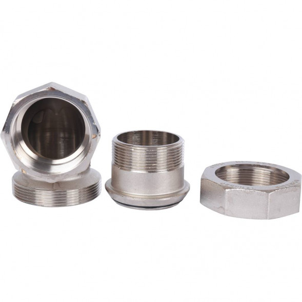 SFT-0057-000002 STOUT Разъемное угловое  соединение  американка  ВН, уплотнение под гайкой o-ring кольцо, никелированное 2 (2700I4N202000B)