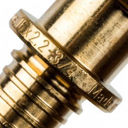 SFA-0019-001634 STOUT Переходник с накидной гайкой 16xG 3/4  для труб из сшитого полиэтилена аксиальный (3400C7H051622B)