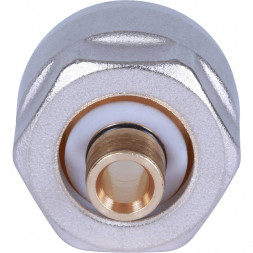 SFC-0026-162634 STOUT Фитинг компрессионный для труб PEX-AL-PEX 16х2,6х3/4 (630080NX51626B)