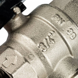 Кран шаровой STOUT с фильтром 3/4 (ручка-бабочка)