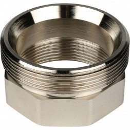 SFT-0041-000002 STOUT Разъемное соединение  американка  ВН никелированное, уплотнение под гайкой o-ring кольцо 2 (2700I2N202000B)