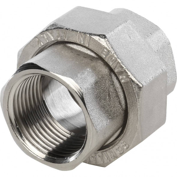 SFT-0034-000001 STOUT Разъемное соединение  американка  ВВ никелированное 1 (2700A7N101000B)