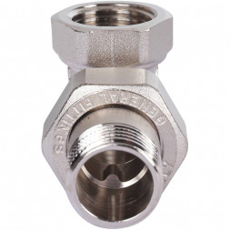 SFT-0059-000012 STOUT Разъемное угловое  соединение  американка  ВН, никелированное 1/2 (2700A4N040400B)