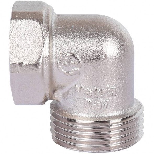 SFT-0059-000012 STOUT Разъемное угловое  соединение  американка  ВН, никелированное 1/2 (2700A4N040400B)