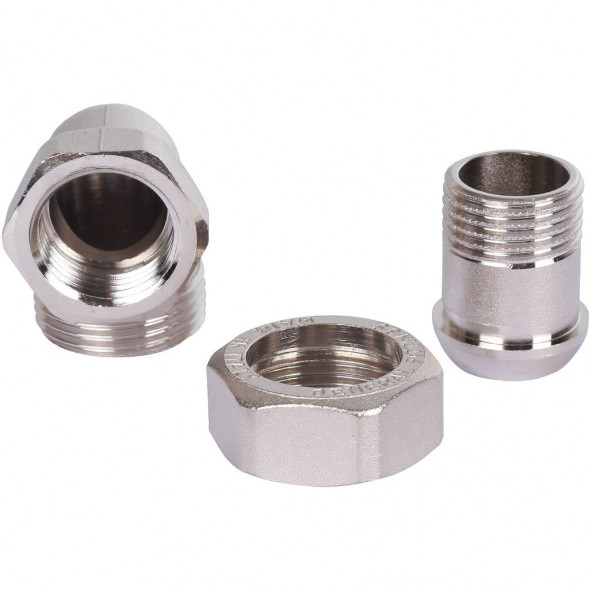 SFT-0059-000012 STOUT Разъемное угловое  соединение  американка  ВН, никелированное 1/2 (2700A4N040400B)