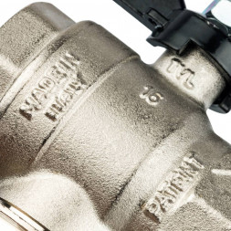 Кран шаровой STOUT с фильтром 1 (ручка-бабочка)