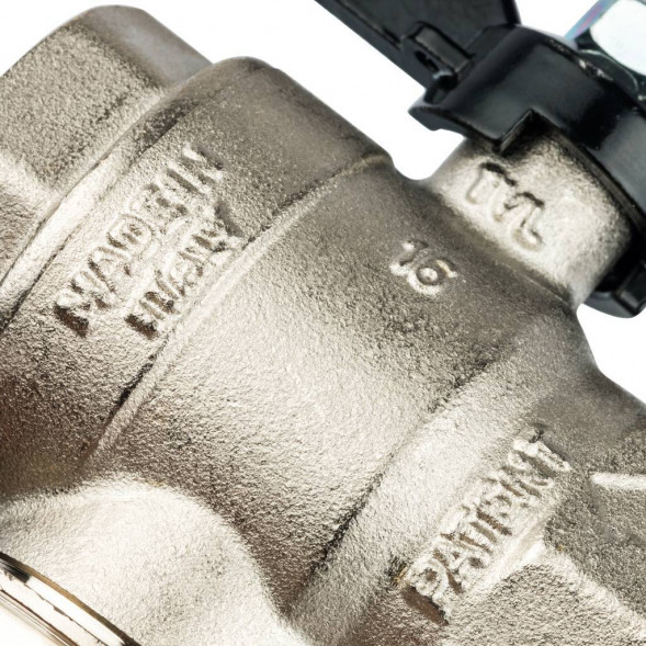 Кран шаровой STOUT с фильтром 1 (ручка-бабочка)