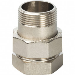 SFT-0041-000112 STOUT Разъемное соединение  американка  ВН никелированное, уплотнение под гайкой o-ring кольцо 1 1/2 (2700I2N141400B)