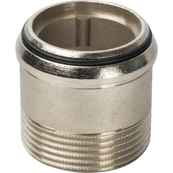 SFT-0041-000112 STOUT Разъемное соединение  американка  ВН никелированное, уплотнение под гайкой o-ring кольцо 1 1/2 (2700I2N141400B)