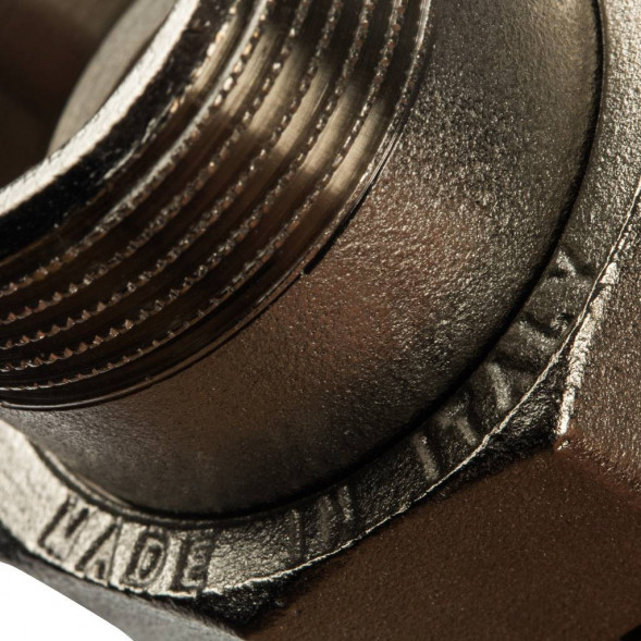 SFT-0041-000112 STOUT Разъемное соединение  американка  ВН никелированное, уплотнение под гайкой o-ring кольцо 1 1/2 (2700I2N141400B)