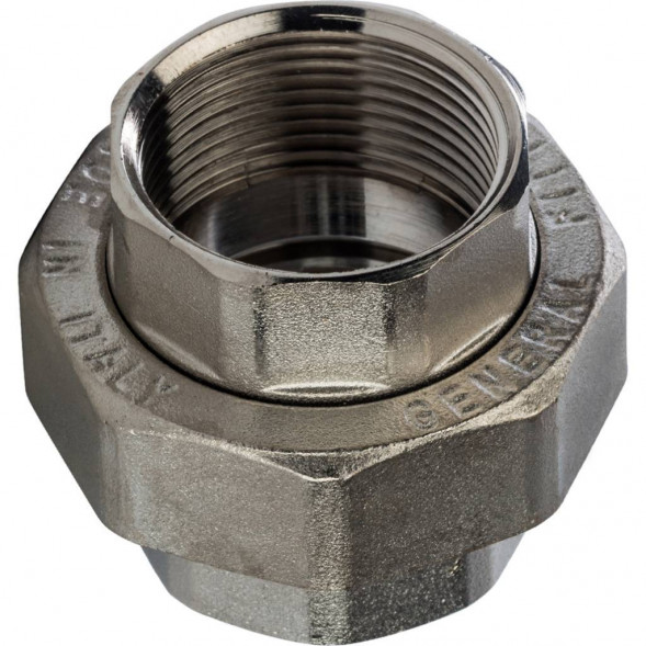 SFT-0034-000114 STOUT Разъемное соединение  американка  ВВ никелированное 1 1/4 (2700A7N121200B)