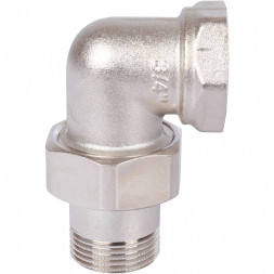 SFT-0059-000034 STOUT Разъемное угловое  соединение  американка  ВН, никелированное 3/4 (2700A4N050500B)