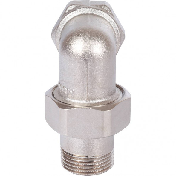 SFT-0059-000034 STOUT Разъемное угловое  соединение  американка  ВН, никелированное 3/4 (2700A4N050500B)