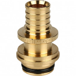 SFA-0034-001634 STOUT Переходник с накидной гайкой (евроконус) 16xG 3/4  для труб из сшитого полиэтилена аксиальный (3400I5H051622B)