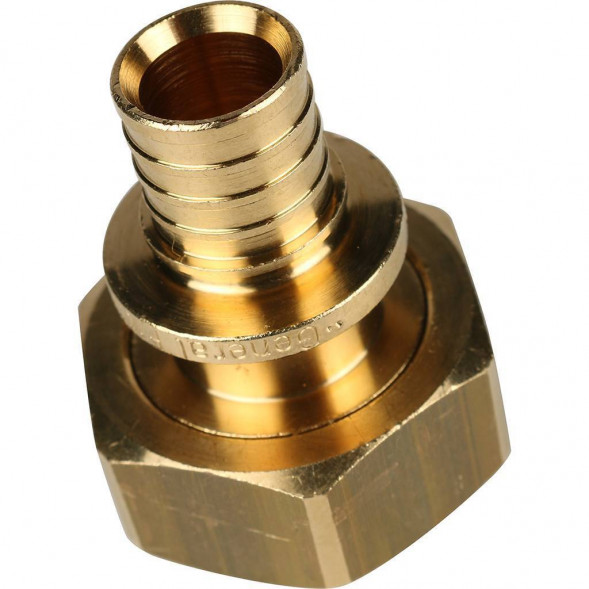 SFA-0034-001634 STOUT Переходник с накидной гайкой (евроконус) 16xG 3/4  для труб из сшитого полиэтилена аксиальный (3400I5H051622B)