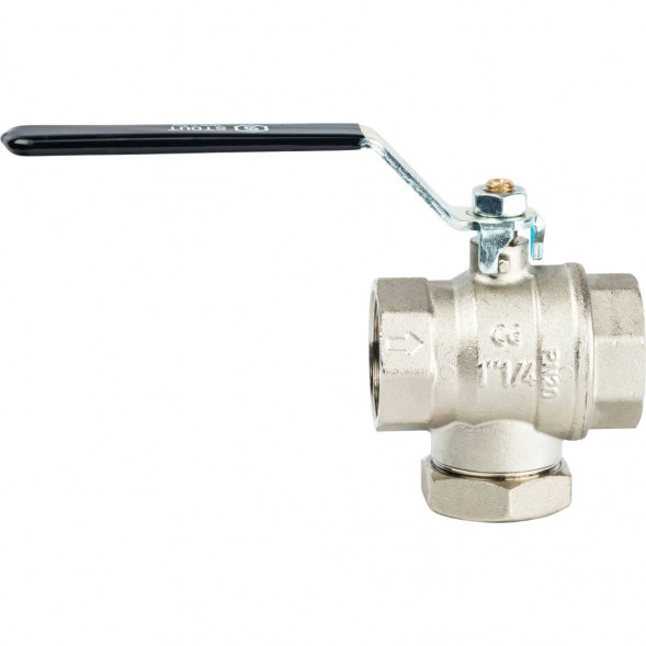 Кран шаровой STOUT с фильтром 1 1/4