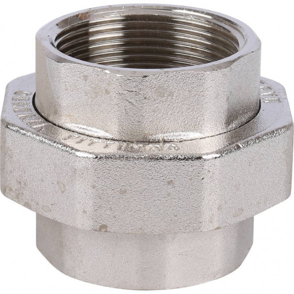 SFT-0034-000112 STOUT Разъемное соединение  американка  ВВ никелированное 1 1/2 (2700A7N141400B)