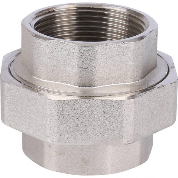 SFT-0034-000112 STOUT Разъемное соединение  американка  ВВ никелированное 1 1/2 (2700A7N141400B)