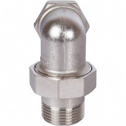 SFT-0059-000001 STOUT Разъемное угловое  соединение  американка  ВН, никелированное 1 (2700A4N101000B)