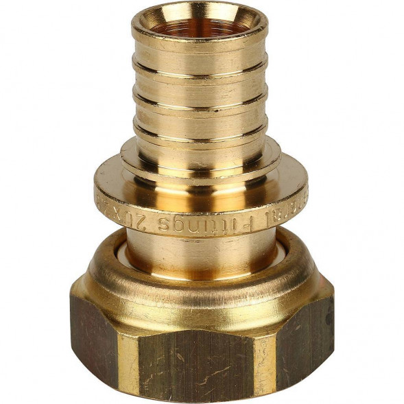 SFA-0034-002034 STOUT Переходник с накидной гайкой (евроконус) 20xG 3/4  для труб из сшитого полиэтилена аксиальный (3400I5H052028B)