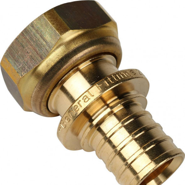 SFA-0034-002034 STOUT Переходник с накидной гайкой (евроконус) 20xG 3/4  для труб из сшитого полиэтилена аксиальный (3400I5H052028B)