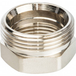 SFT-0041-000001 STOUT Разъемное соединение  американка  ВН никелированное, уплотнение под гайкой o-ring кольцо 1 (2700I2N101000B)