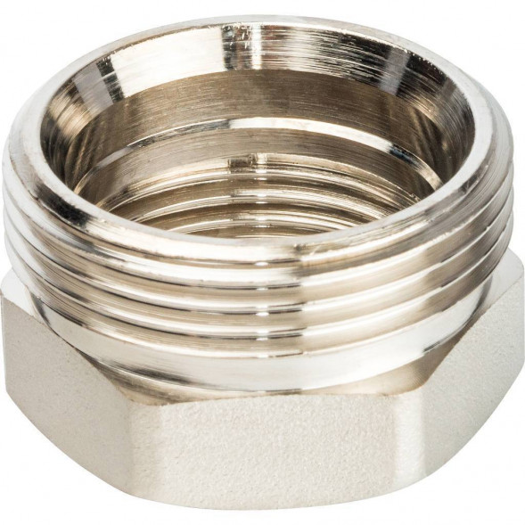 SFT-0041-000001 STOUT Разъемное соединение  американка  ВН никелированное, уплотнение под гайкой o-ring кольцо 1 (2700I2N101000B)