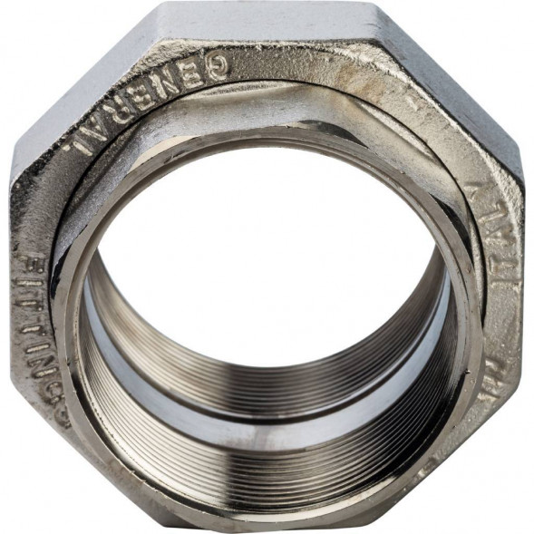 SFT-0034-000002 STOUT Разъемное соединение  американка  ВВ никелированное 2 (2700A7N202000B)