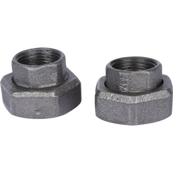 SPC-0010-000025 STOUT Присоединительный комплект для насосов G 1 1/2 x Rp 1 (без прокладок)